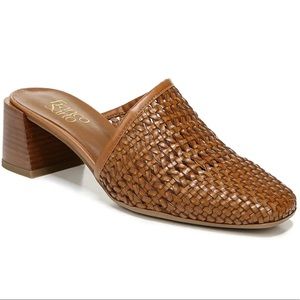 Franco Sarto Nalla Woven Block Heel Mules